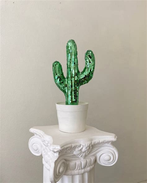 Green Disco Cactus Home Decor - Etsy