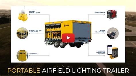 S Ga Advanced Portable Airfield Lighting Trailer Overview Youtube