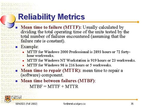 Seng Software Reliability Testing Software Reliability Models