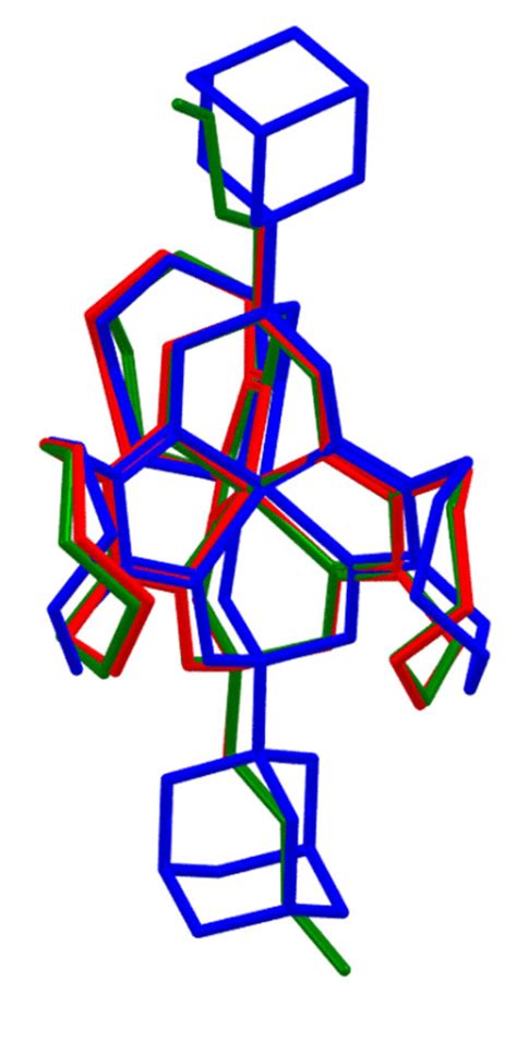 Superposition Of The Side A And Top B Views Of The Molecules Download Scientific Diagram