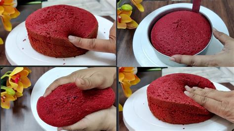 Basic Red Velvet Sponge Cake Home Made Sponge Cakeif You Want To Decorate It Simple Way At