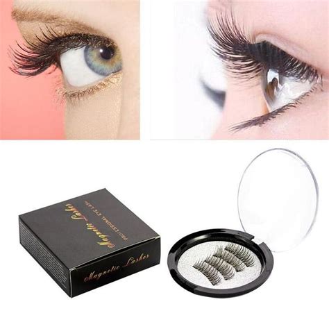 Magnetic Eyelashes With 3 Magnets Handmade Magnet Lashes Natural False