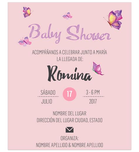 Lista Foto Palabras Para Invitacion De Baby Shower El Ltimo