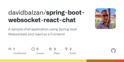 Github Davidbalzan Spring Boot Websocket React Chat A Sample Chat