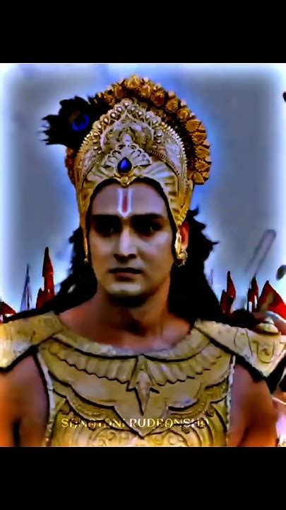 When Lord Krishna Angry 😳🤫lord Krishna Vs Bhishma Pitama 🔥🚩 Shorts