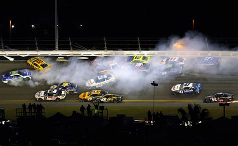 Joey Logano and Denny Hamlin involved in horror '20 car' Daytona 500 ...