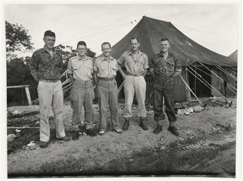 Intelligence Staff From 2nd New Zealand Expeditionary Force In The Pacific On Nissan Island