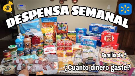 Despensa Semanal Compras En Walmart Y Tienda Mexicana Cu Nto