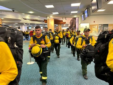 México Envía Segundo Contingente De Combatientes De Incendios