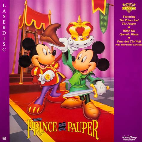 The Prince And The Pauper Mini Classics 12 Vintage Laserdisc Etsy