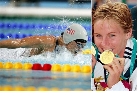 Jenny Thompson Olympic Gold Medalist Swimming USA Female Swimmers