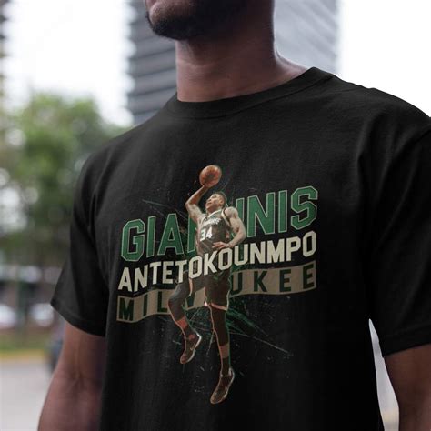 Giannis 34 Cool Shirts Basketball Super Player Antetokounmpo Customized