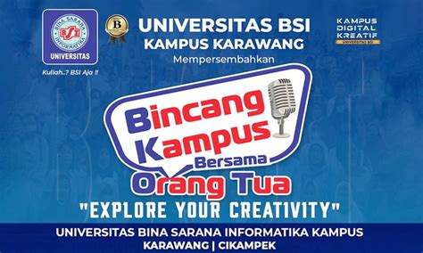 Universitas Bsi Kampus Karawang Siap Bersinergi Dengan Orang Tua