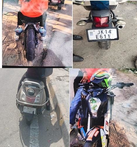 Traffic Police Seizes Vehicles Without Number Plates Perfect Timeline