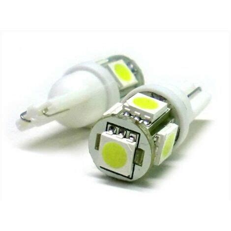 V Lampada Led T W W Smd Bianco Luci Posizione Camion