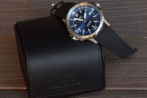 Iwc Aquatimer Expedition Jacques Yves Cousteau Edition Automatic Blue