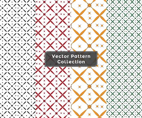 Conjunto De Patrones Geom Tricos De Lujo Vector Premium