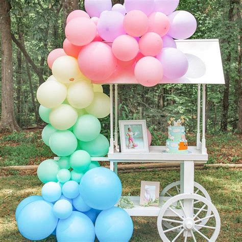 Rainbow Balloon Arch Pastel Balloon Garland Kit Garland Length 15