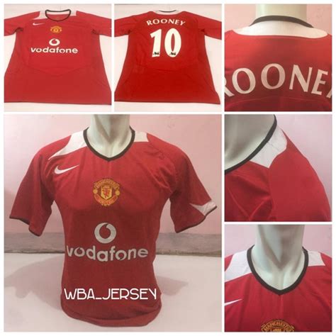 Jual Jersey Manchester United Home 2004 2005 2006 Shopee Indonesia