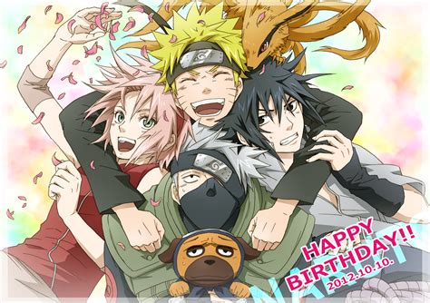 Hd Wallpaper Of Naruto And Friends Celebrating Together