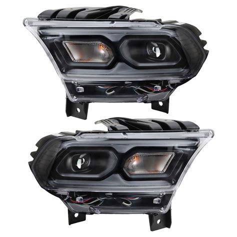 Dodge Durango Lampa Lewa Prawa Led Ciemna Nowy Model Lampy