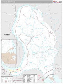 Livingston County, KY Map (Premium Style)