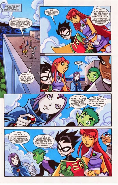 Teen Titans Go Comic Book Series Teen Titans Go Issue 55 When Theres Trouble Original