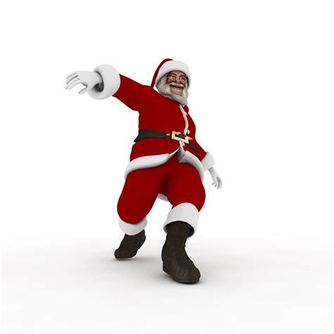 3D model Dancing Santa Claus VR / AR / low-poly animated | CGTrader