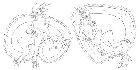 Anthro Eastern Dragon Base By Samalamb Bases On Deviantart