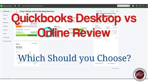 Quickbooks Desktop Vs Online Review Which Should You Choose Youtube