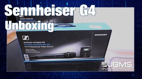 Sennheiser G4 112p And 135p Microphone Kits Unboxing Youtube