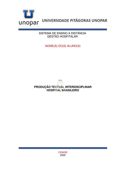 Portfólio Hospital Brasileiro Portfólio Pronto Projeto De Extensão