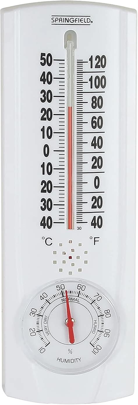 Springfield Vertical Thermometer And Hygrometer Wireless