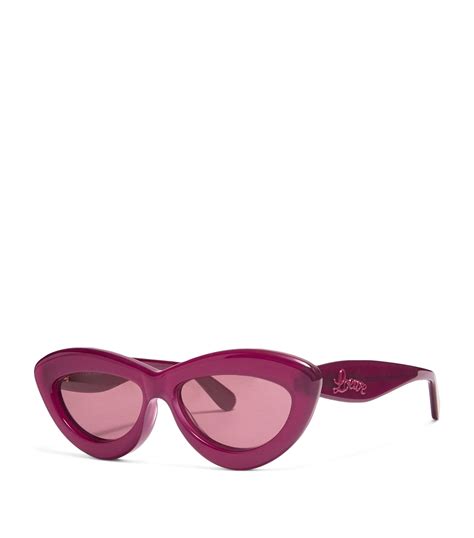 Loewe Red Cat Eye Sunglasses Harrods Uk