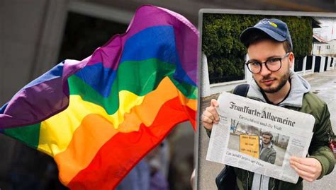 Aktywista Lgbt Bart Staszewski Na Wiecu Prezydenta W Lublinie Andrzej