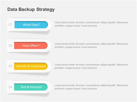 Data Backup Strategy Powerpoint Template