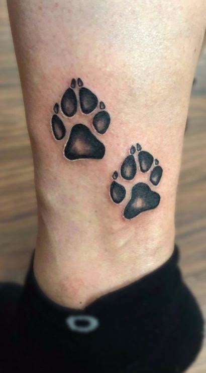 Dog paw tattoo - hromfan