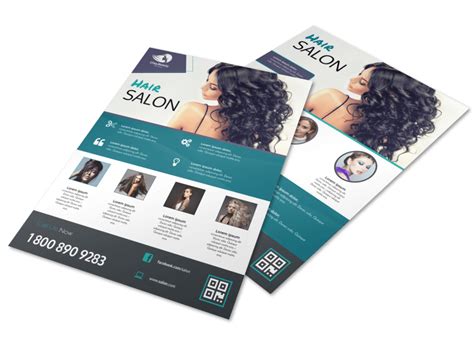 Beautiful Hair Stylist Flyer Template | MyCreativeShop