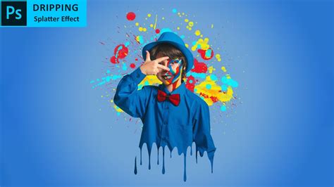 Ink Dripping Effect Splatter Effect Photoshop Editing Tutorial