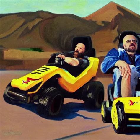 Oil Painting Of Walter White And Jesse Pinkman Stable Diffusion Openart