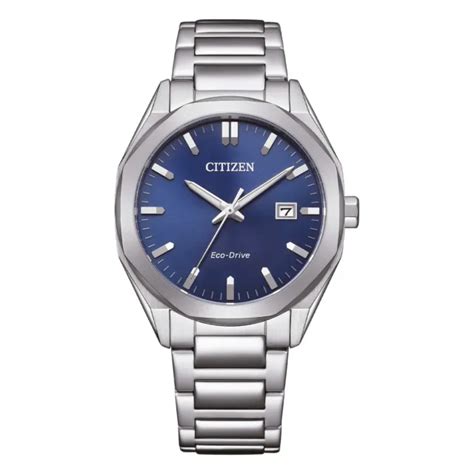 OROLOGIO UOMO CITIZEN Acciaio Eco Drive Blu Lucido Data BM7620 83L EUR