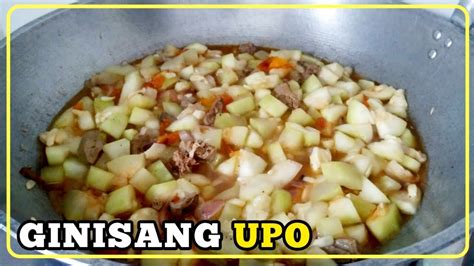 Budget Ulam Recipe Ginisang Upo Na May Atay Janlei Channel Youtube