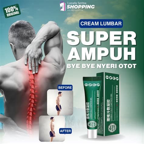 Salep Lumbar Obat Saraf Kejepit Salep Lumbar Spine Cooling Gel Asli