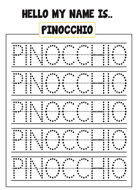 Editable Printable Name Tracing Worksheets For Preschool