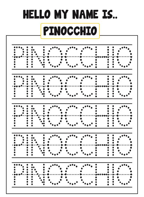 Preschool Editable Name Tracing Worksheets