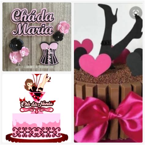 Arquivo De Corte Topo De Bolo Ch De Lingerie Elo