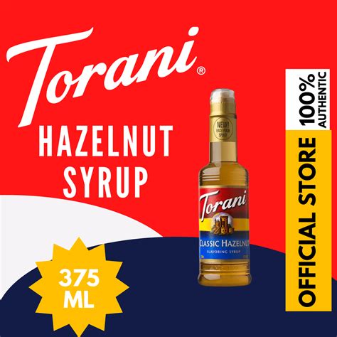 Torani Hazelnut Flavoring Syrup 375 Ml Lazada Ph