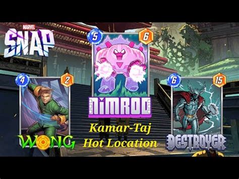 Marvel Snap Kamar Taj Hot Location The Perfect Deck Youtube