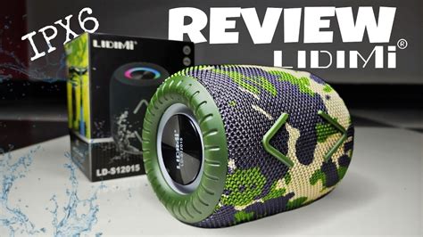 REVIEW LIDIMI LD S12015 EXTRAORDINARIO PARLANTE BLUETOOTH IPX6 YouTube