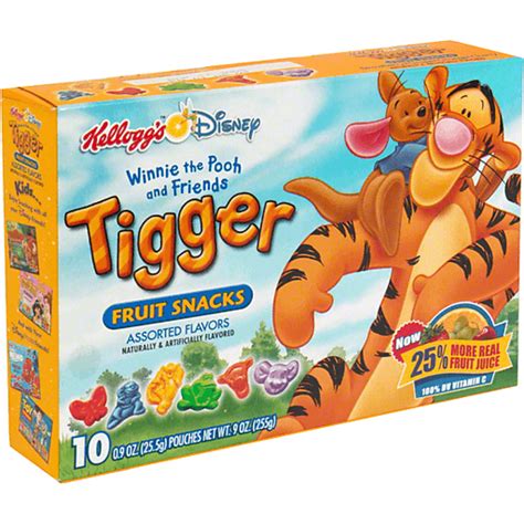 Kelloggs Fruit Snacks Disney Winnie The Pooh And Friends Tigger